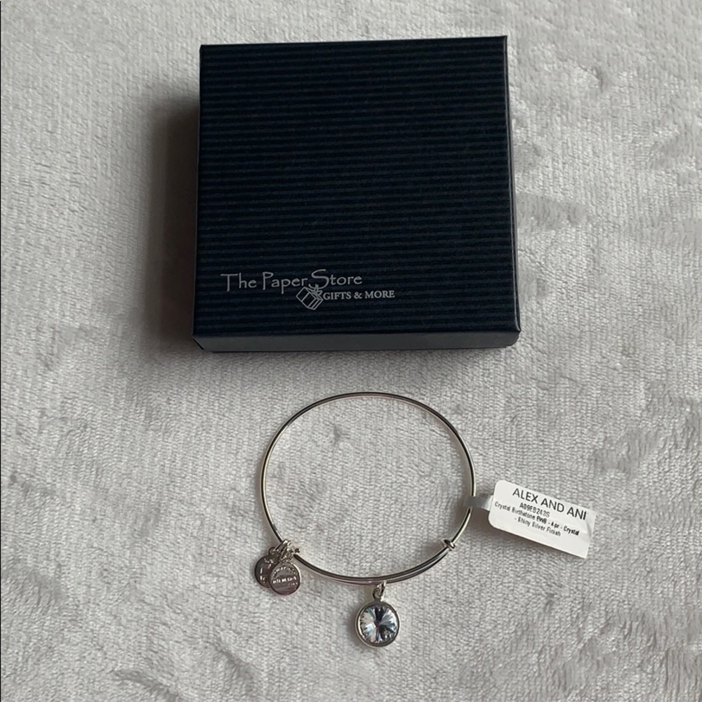 Alex and Ani April Birthstone Bracelet